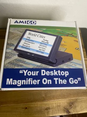 Amg2-a-bl Enhanced Vision Amigo Hd Desktop Magnifier Model Amg-a For Parts Only
