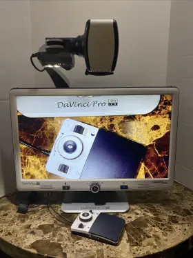 Dahd24 Enhanced Vision Davinci Pro Hd 24 Inch Lcd Low Magnifier Full Page Ocr