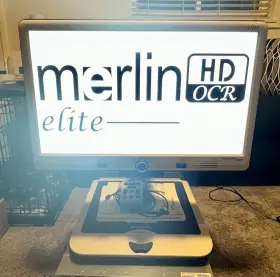 Mre1e24a Enhanced Vision - Merlin Elite Pro Hd/ocr 24 Inch Lcd Ocr Magnifier
