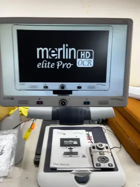 Mrp1e24a Enhanced Vision Merlin Pro Elite 24 Inch Hd Lcd Ocr Magnifier Tested Works