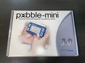 Peb-3.0-a-bl Enhanced Vision Pebble-mini Hand-held Magnifier 3.0 New Open Box