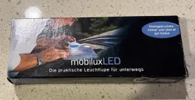 Eschenbach 026158193315 New Open Box 3x Mobilux Led Lighted Pocket Magnifier Made In Germany
