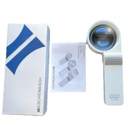Eschenbach 048347291299 Magno Led Handheld Magnifier 5x/20d Illuminated Germany New