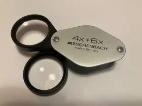 1187 Eschenbach 4x 6x 10x Loupe Hand Lens