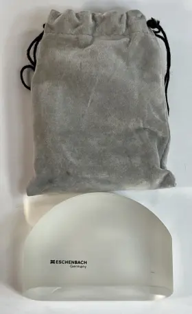 1435 Eschenbach Magnifier Makro Plus In Velvet Bag Magnifying Glass Paperweight