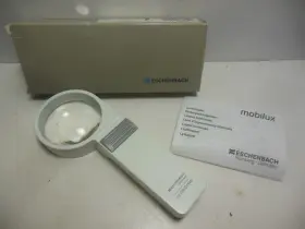 1510-5 Eschenbach Mobilux Illuminated Handheld Magnifier - 5x / 20d 15105