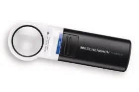 151112 Eschenbach Optik Mobilux Led 12.5x 50d 40mm Illuminated Magnifier