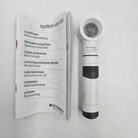 155771 Eschenbach System Vario Plus 12.5x 50d Illuminated Magnifier Low Vision Germany
