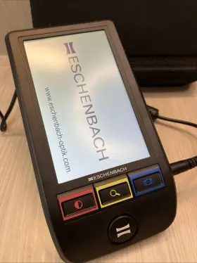 Eschenbach 165010 Smartlux Digital Portable Magnifier Handheld Hd New Battery With Charger