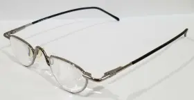 168104l Eschenbach Noves Mono System 4x Left Gun Metal Frame Spectacle Magnifiers