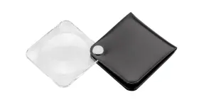 Eschenbach 1752550 Classic Leather Folding Magnifier 3.5 X 50 50mm Royalschwarz