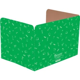 162737gr - Excelligence Standard Privacy Shields For Student Desks Set Of 12 Matte Study Carrel Re