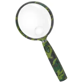 Camouflage0513 Feosky Handheld Reading Magnifier 10x 30x 75mm Shatterproof Lens Non-sl