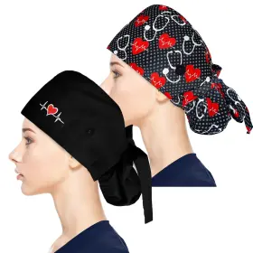 Xfeselry017 Fesciory Adjustable Working Caps With Button And Sweatband Women Ponytail Pouch Long Hair