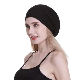 Focuscare Amdss-1 Satin Cap 100% Mulberry Silk Lined Sleeping Hats For Natural Hair