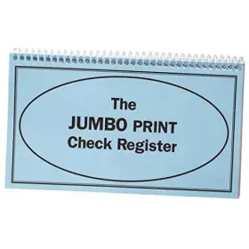 306558-0000142549 Fox Valley Traders Giant Print Check Register Single