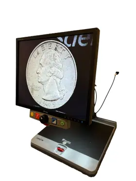 1026835 Freedom Scientific Topaz Desktop Video Magnifier Low Vision Reader 50 1 Mint