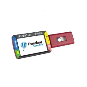 Fs880126-007 Freedom Scientific Ruby Hd Handheld Video Magnifier With Accessories Box New Case