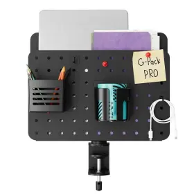 G-pack Pro 290016741957 Desk Pegboard - Computer Accessories For Office Home Work Organiz