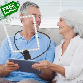 Gayrrnel 313048745766 Magnifying Glass With Light 33 Leds 30x For Reading Lighted