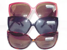 39042011766 Georgio Caponi Sunglasses Bi-focal Sun Readers Black Copper Or Brown Several Strengths