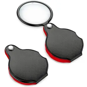 B09zybdtsq Gpjyyds 2pcs 5x Mini Pocket Magnifier Glass Small Folding Magnifying Lenses With 360