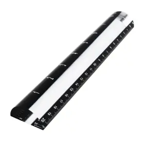 A043 H Hwatang Hamlet Optics 2x Ruler Typoscope Magnifier Optical Grade Acrylic Desk