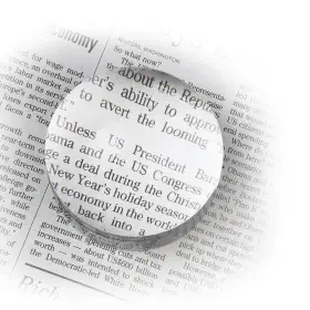 Hamlet 715866010358 Hwatang Optics Dome Magnifier Optical Glass Grade Acrylic Paperweight Ball Fo