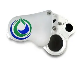 Happy Hydro 713807368425 Led Loupe - 30x And 60x Magnifying Lens Includes Batteries Carrying Case