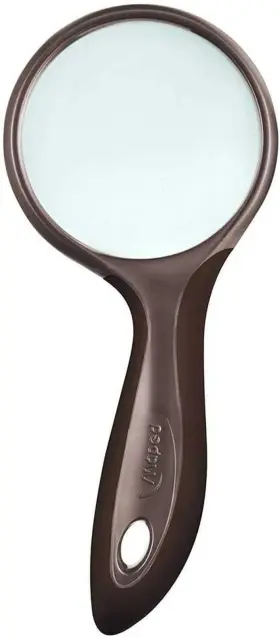 Helix Usa 445053284282 Magnifying Glass With Handle Round Diameter 75 Mm Large Black
