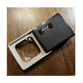 Hilco 10-114 3x Pocket Magnifier Folding Slide-out Loupe Vintage Style Compact Viewer