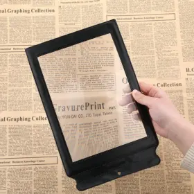 647415 Hjzhii 5x Full Page Magnifying Glass For Reading Handheld Book Magnifier