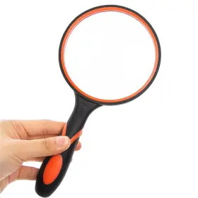 Homegoal 653334189363 Magnifying Glass 10x Handheld Reading Magnifier With Cleaning Cloth-100mm 4 Inch