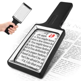 Hqm60h250630fdj Hqgzql Large 10x 30x Magnifying Glass With Light Handheld For Read