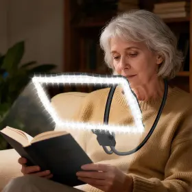 Hqm60h251008fdj Hqgzql 10x Magnifying Glass With Light Hands Free Large For Read Inch