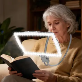 Hqgzql Hqm60h260409fdj 10x Magnifying Glass With Light Hands Free Large For Read Inch