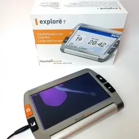 Jyc-zzsc-004 Humanware Pp27 Explore 7 Handheld Electronic Magnifier - Cracked Screen