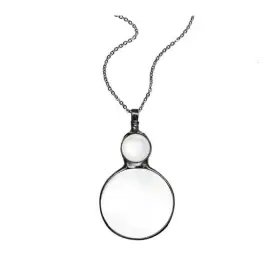 Hyxitvcg 774144140402 10x Magnifying Glass Necklace For Women Monocle Loupe Magnifier V