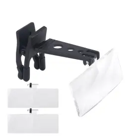 Iayokocc 16830966718154 Clip On Magnifier 1.5x 2.5x 3.5x Magnification Free Size Clear