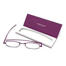 If 035393917371 Compact Lenses Readers Slim Flat-folding Unisex Reading Glasses - Orchid Inch 1