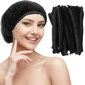 Ijrplm 751753347743 100 Pcs Disposable Hair Net 21 Inch Nets Food Serviceelastic Nonwove