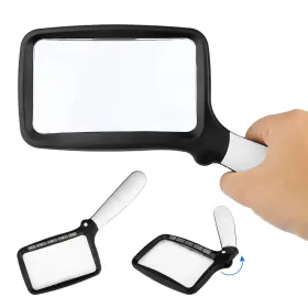 G09-fdj Imnbest Folded Magnifying Glass With Light 3x Handheld Large Led Li