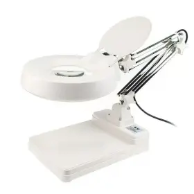 140059 Intbuying 110v 20x Table Magnifier Lamp Amplification Led Daylight Bright