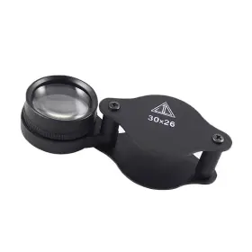 Mag-glg-67-ous Ipenny Mini Magnifying Glass 30x Folding Pocket Magnifier With Metal Protective Case