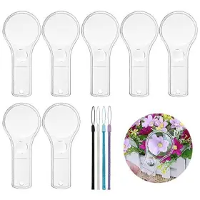 Irchlyn 791307850046 24 Pack Plastic Magnifier Mini Magnifying Glass 5x And 15x Handheld R