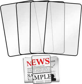 E5kc5ms24 Jieyao 8 Pcs Page Magnifying Sheet For Reading 3x Lightweight Full Magnifier Opt