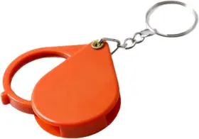Jowxsx 701727496038 Orange Magnifying Glass Mini Keychain Pocket Magnifier Portable Foldable Magn