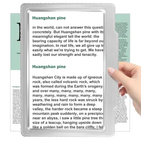0612fxfdjwdy03 Juoifip 5x Page Magnifying Glass For Reading Handheld Lightweight Magnifier Provide