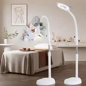 Ej-jdk-10x Kalvish Ej-jdk-10x- 10x Magnifier Esthetician Light 2500 Lumens Flexible Gooseneck Stepless Di