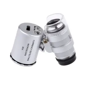 700253428131kk Kare & Kind 60x Mini Illuminated Jeweler Led Uv Lens Loupe With And Retail Pack